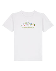 Peter Pan Embroidered Organic Cotton Childrens T-Shirt