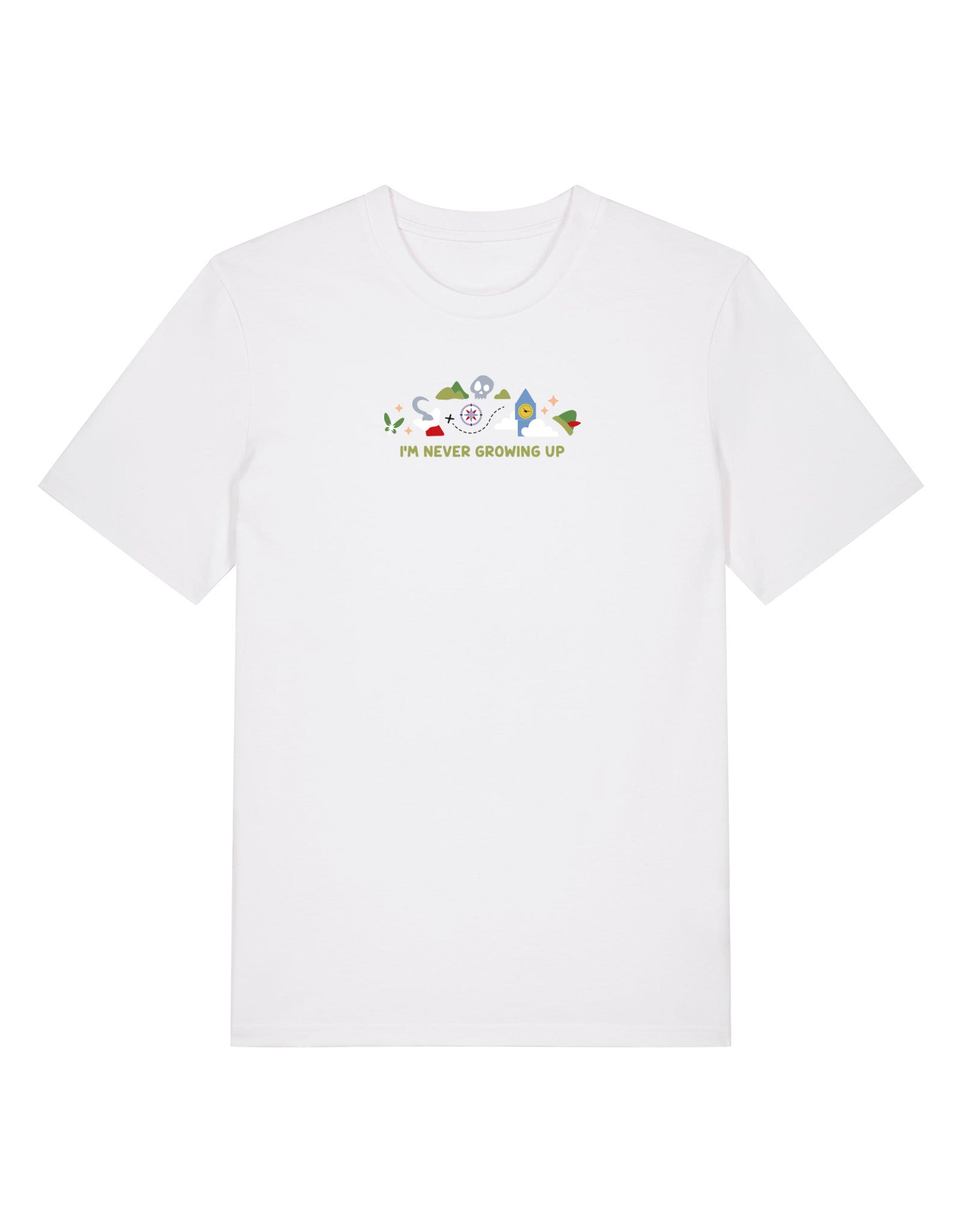 Peter Pan Embroidered Organic Cotton T-Shirt