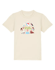 Our Planet Our Christmas Embroidered Organic Cotton Childrens T-Shirt