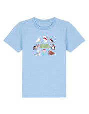 Our Planet Our Christmas Embroidered Organic Cotton Childrens T-Shirt