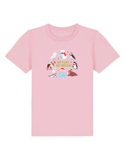 Our Planet Our Christmas Embroidered Organic Cotton Childrens T-Shirt