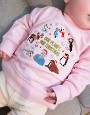 Our Planet Our Christmas Embroidered Baby Sweatshirt