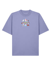 Our Planet Our Christmas Embroidered Oversized Organic Cotton Tee