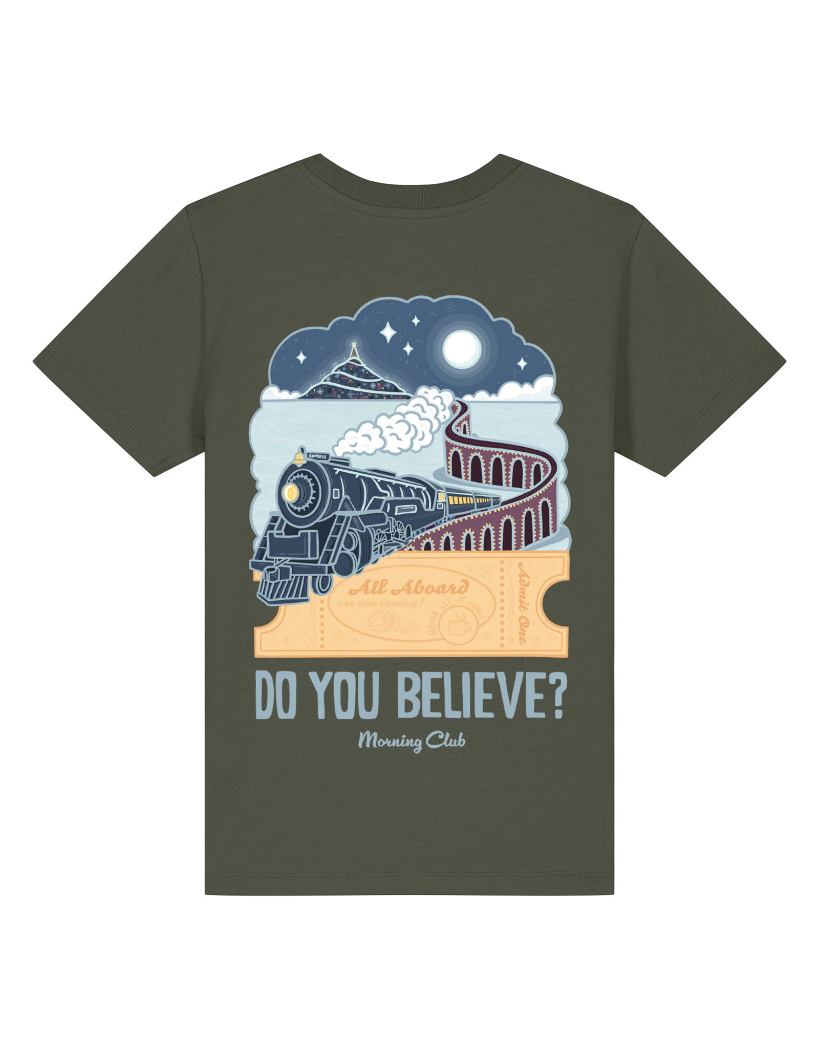 Polar Train Organic Cotton Childrens T-Shirt