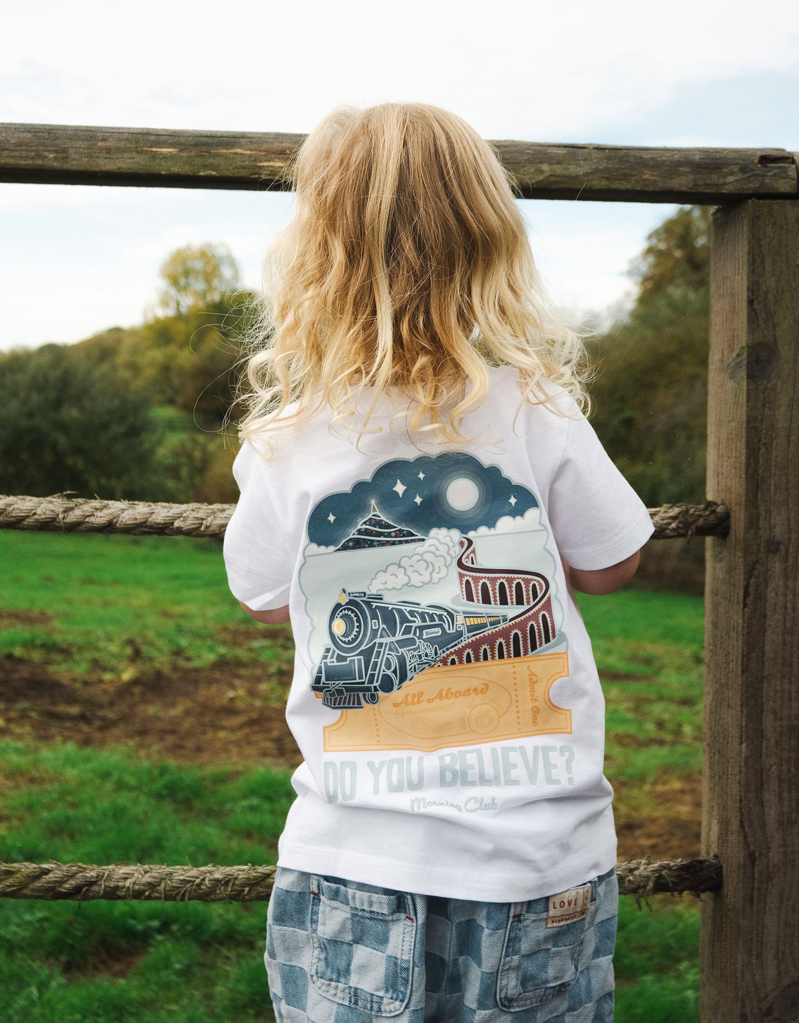 Polar Train Organic Cotton Childrens T-Shirt