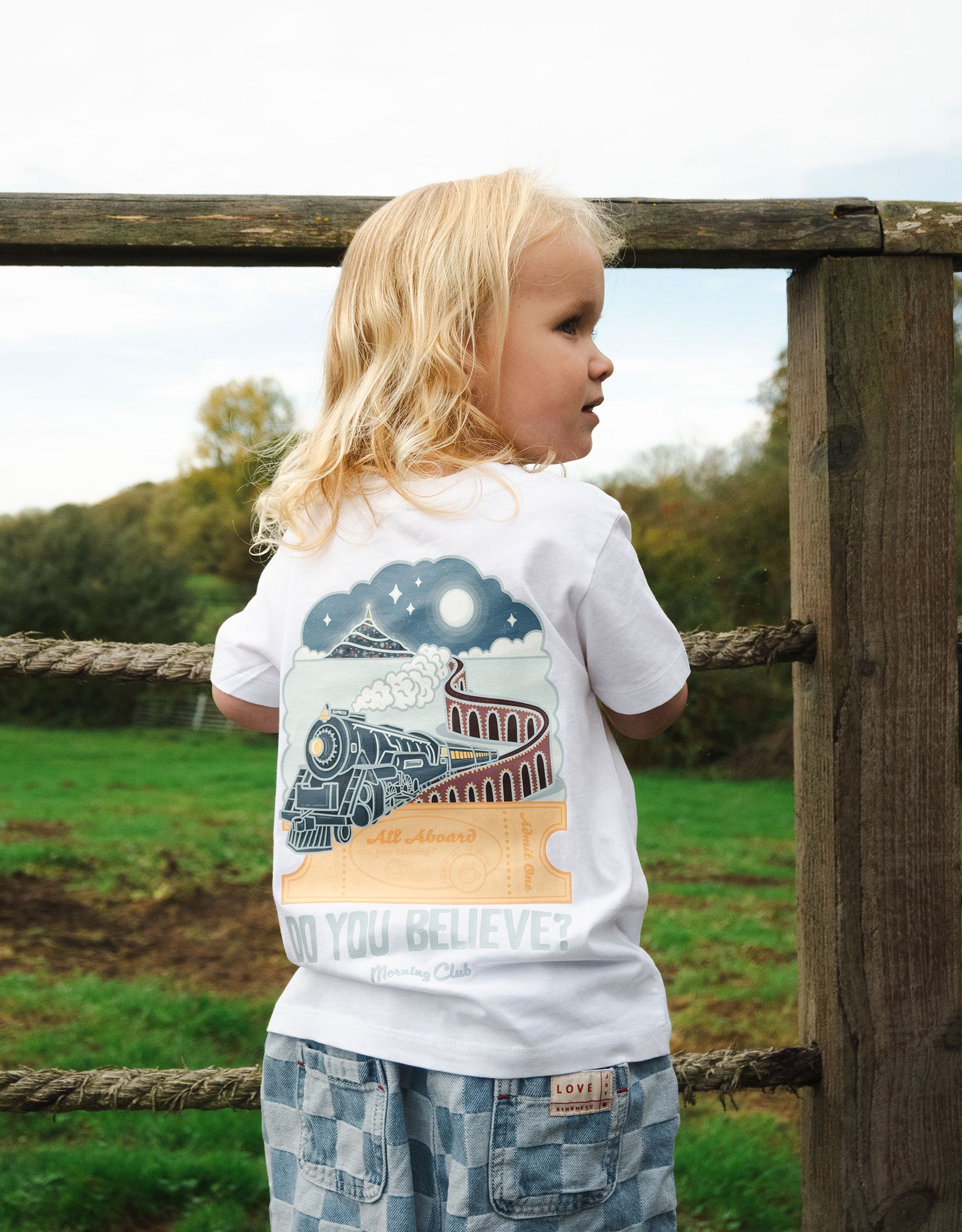 Polar Train Organic Cotton Childrens T-Shirt
