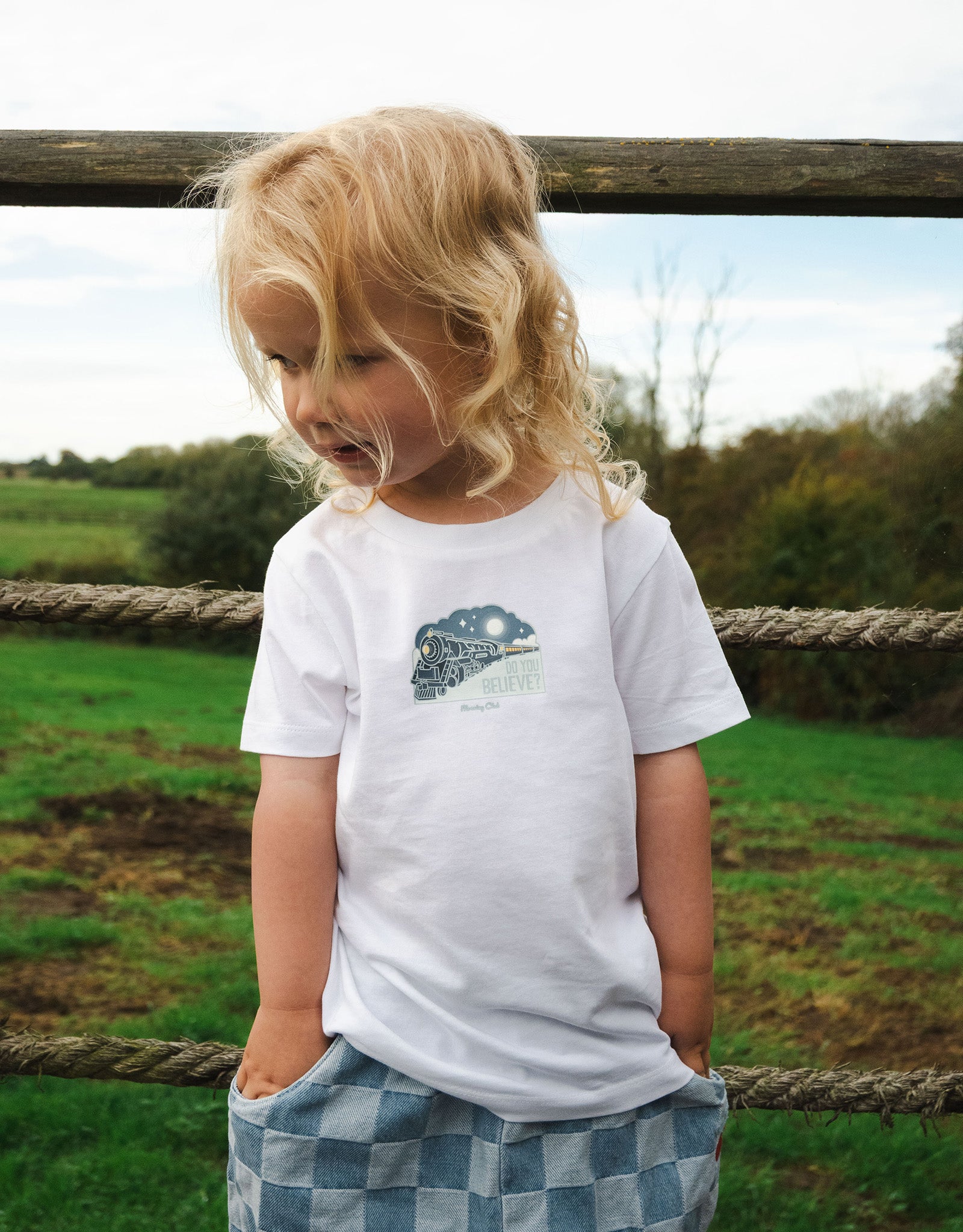 Polar Train Organic Cotton Childrens T-Shirt