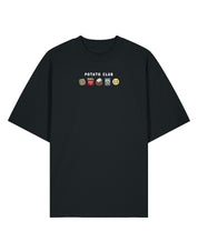 Potato Club Embroidered Oversized Organic Cotton Tee