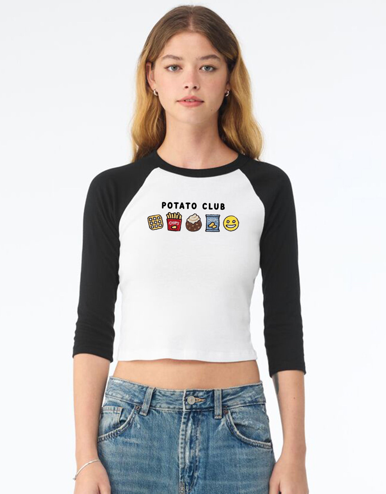 POTATOCLUBBLACKWHITE34SLEEVETEE.jpg