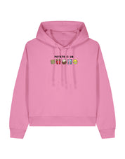 Potato Club Embroidered Boxy Organic Cotton Hoodie