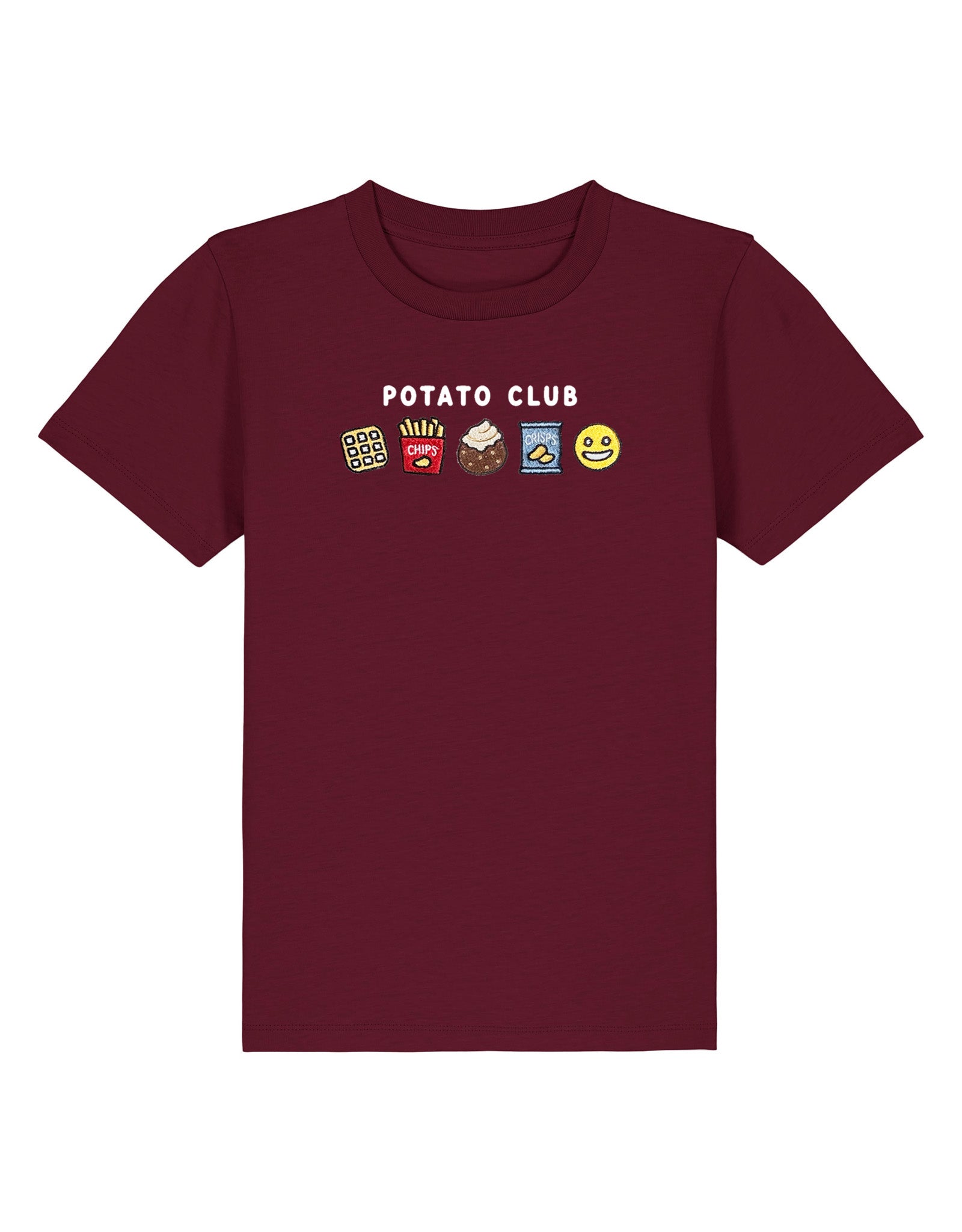 Potato Club Embroidered Organic Cotton Childrens T-Shirt