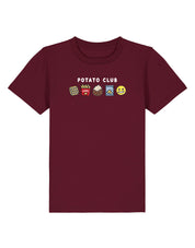 Potato Club Embroidered Organic Cotton Childrens T-Shirt