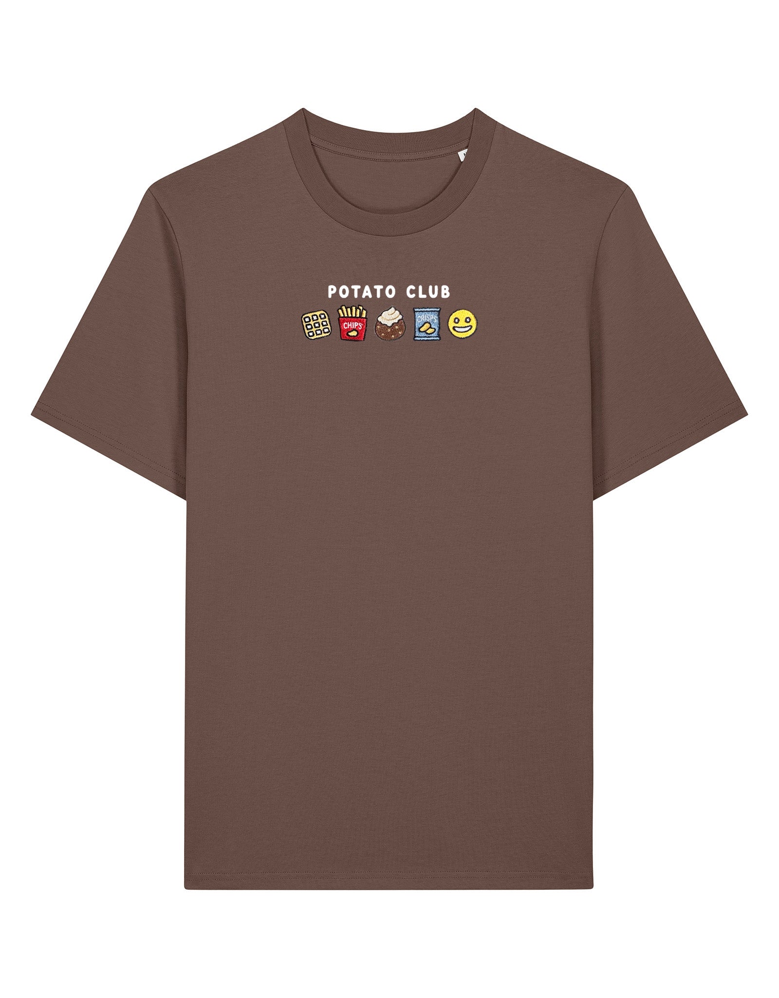 Potato Club Embroidered Organic Cotton T-Shirt