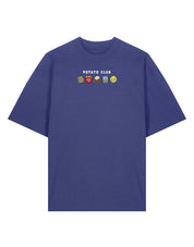 Potato Club Embroidered Oversized Organic Cotton Tee