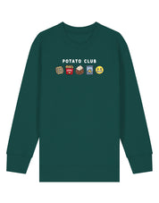 Potato Club Embroidered Organic Cotton Childrens Sweatshirt