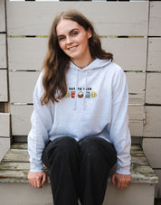 Potato Club Embroidered Boxy Organic Cotton Hoodie