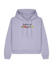 Potato Club Embroidered Boxy Organic Cotton Hoodie