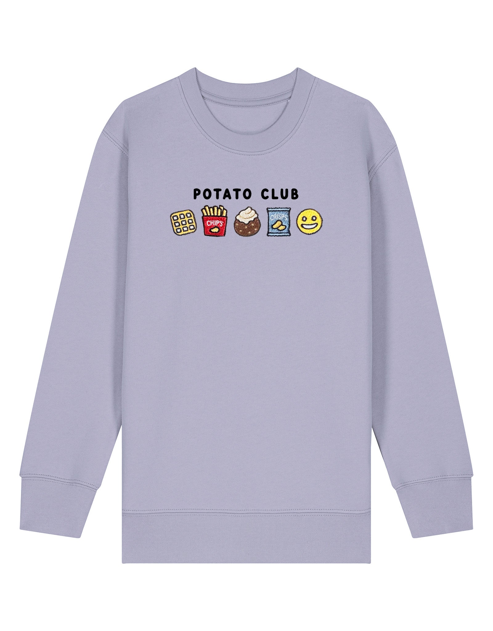 Potato Club Embroidered Organic Cotton Childrens Sweatshirt