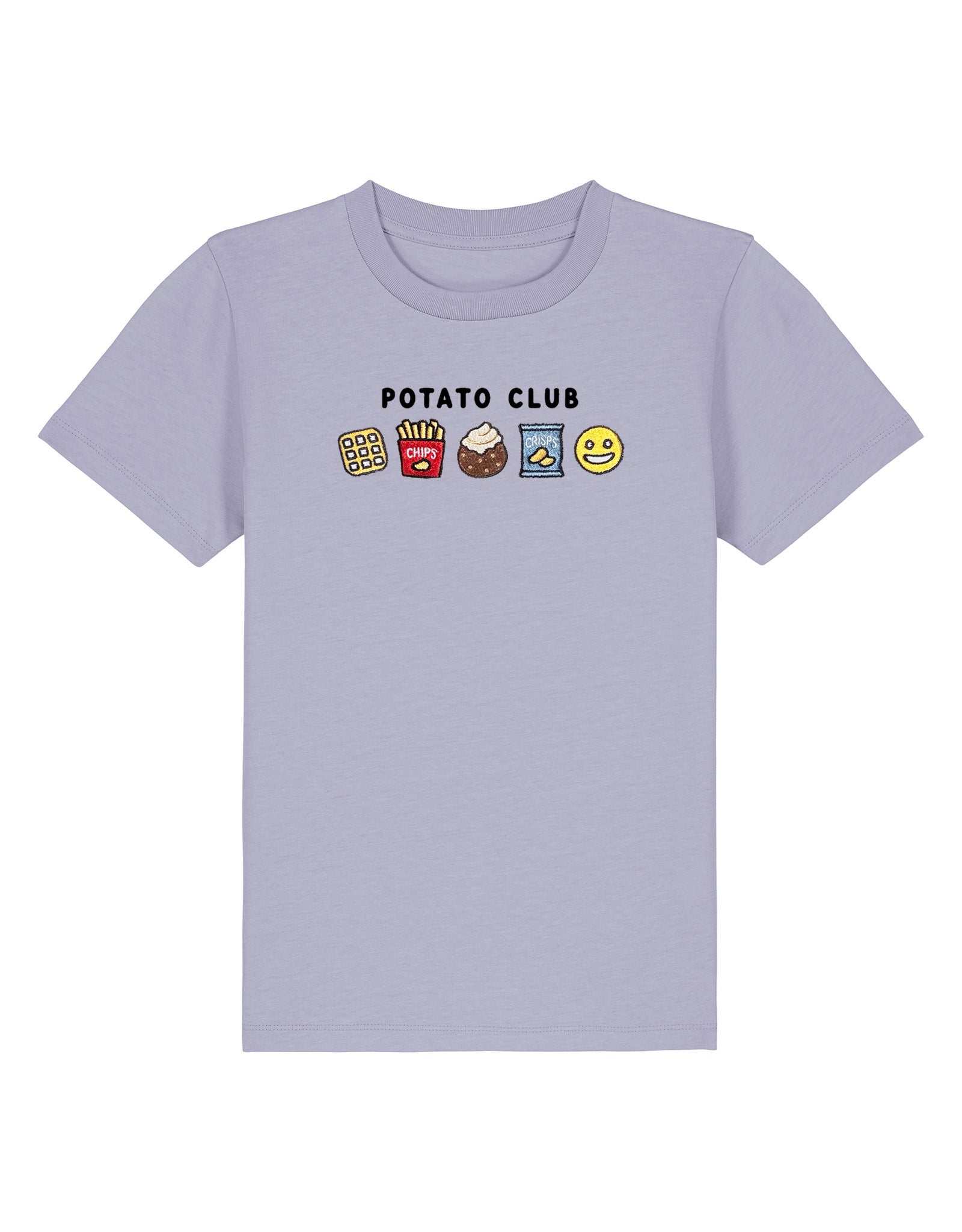 Potato Club Embroidered Organic Cotton Childrens T-Shirt