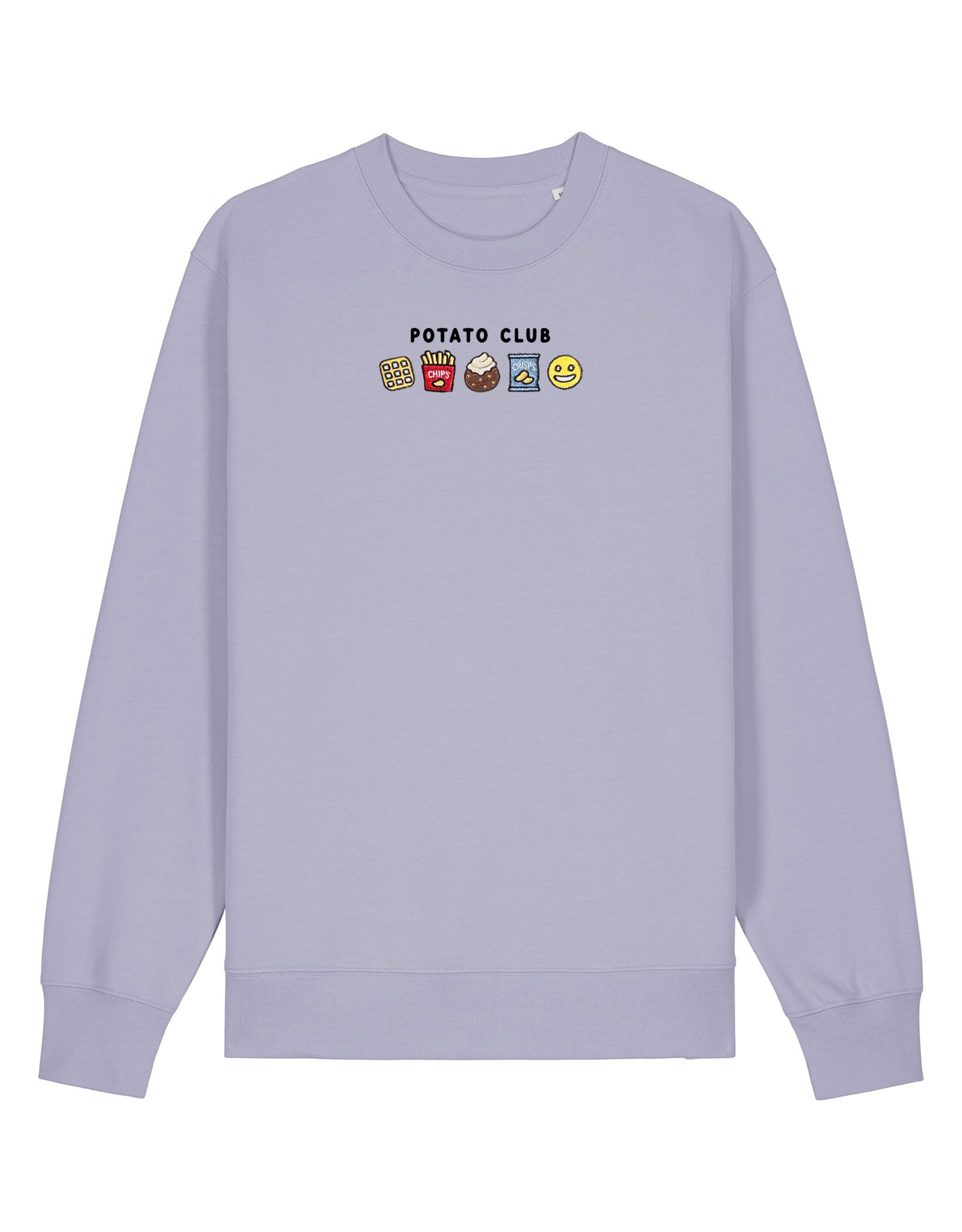 Potato Club Embroidered Organic Cotton Sweatshirt