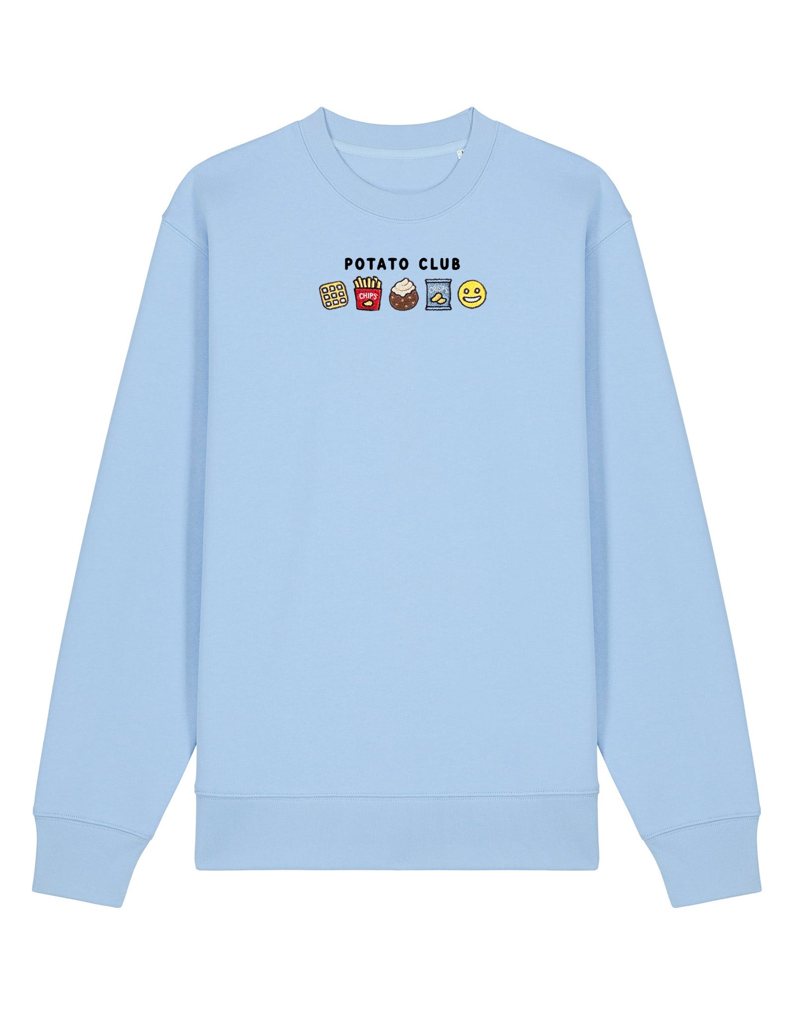 Potato Club Embroidered Organic Cotton Sweatshirt