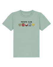 Potato Club Embroidered Organic Cotton Childrens T-Shirt