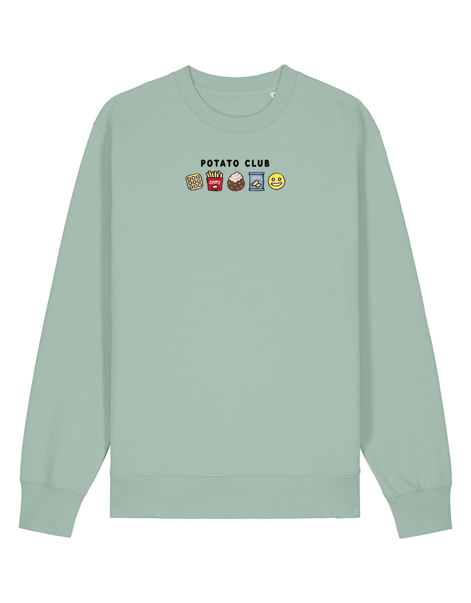 Potato Club Embroidered Organic Cotton Sweatshirt