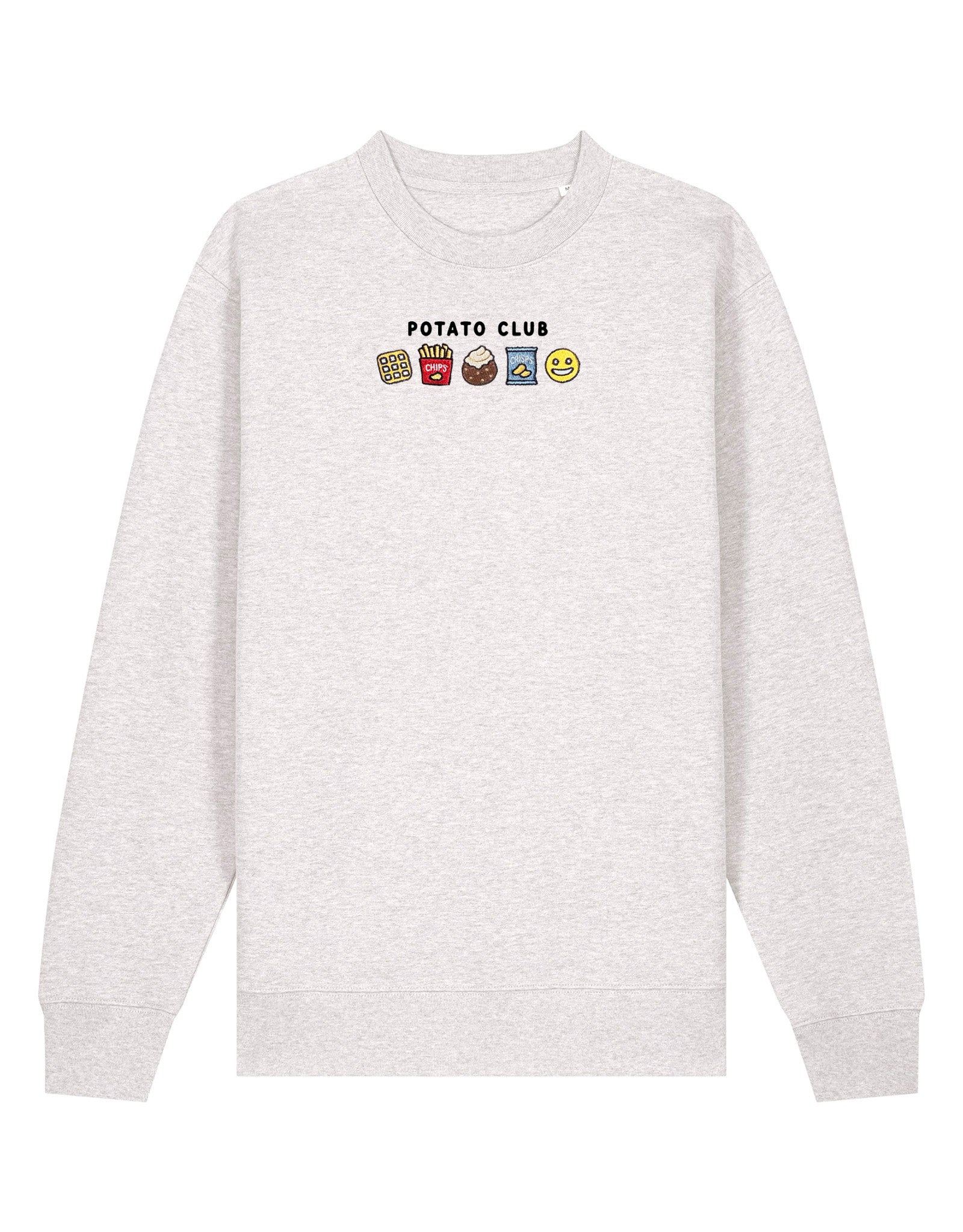Potato Club Embroidered Organic Cotton Sweatshirt