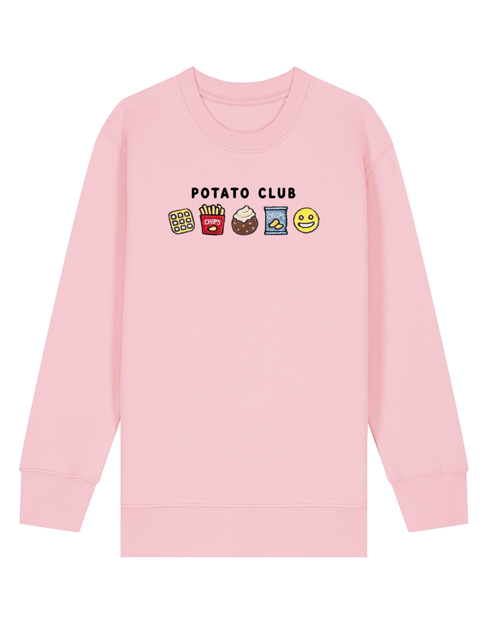 Potato Club Embroidered Organic Cotton Childrens Sweatshirt
