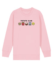 Potato Club Embroidered Organic Cotton Childrens Sweatshirt