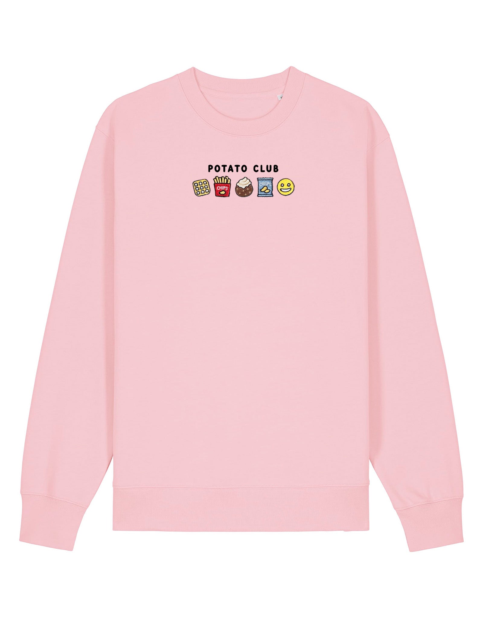 Potato Club Embroidered Organic Cotton Sweatshirt