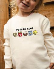 Potato Club Embroidered Organic Cotton Childrens Sweatshirt