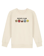 Potato Club Embroidered Organic Cotton Childrens Sweatshirt