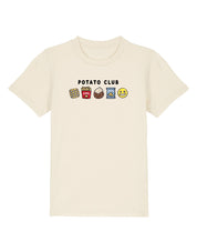Potato Club Embroidered Organic Cotton Childrens T-Shirt