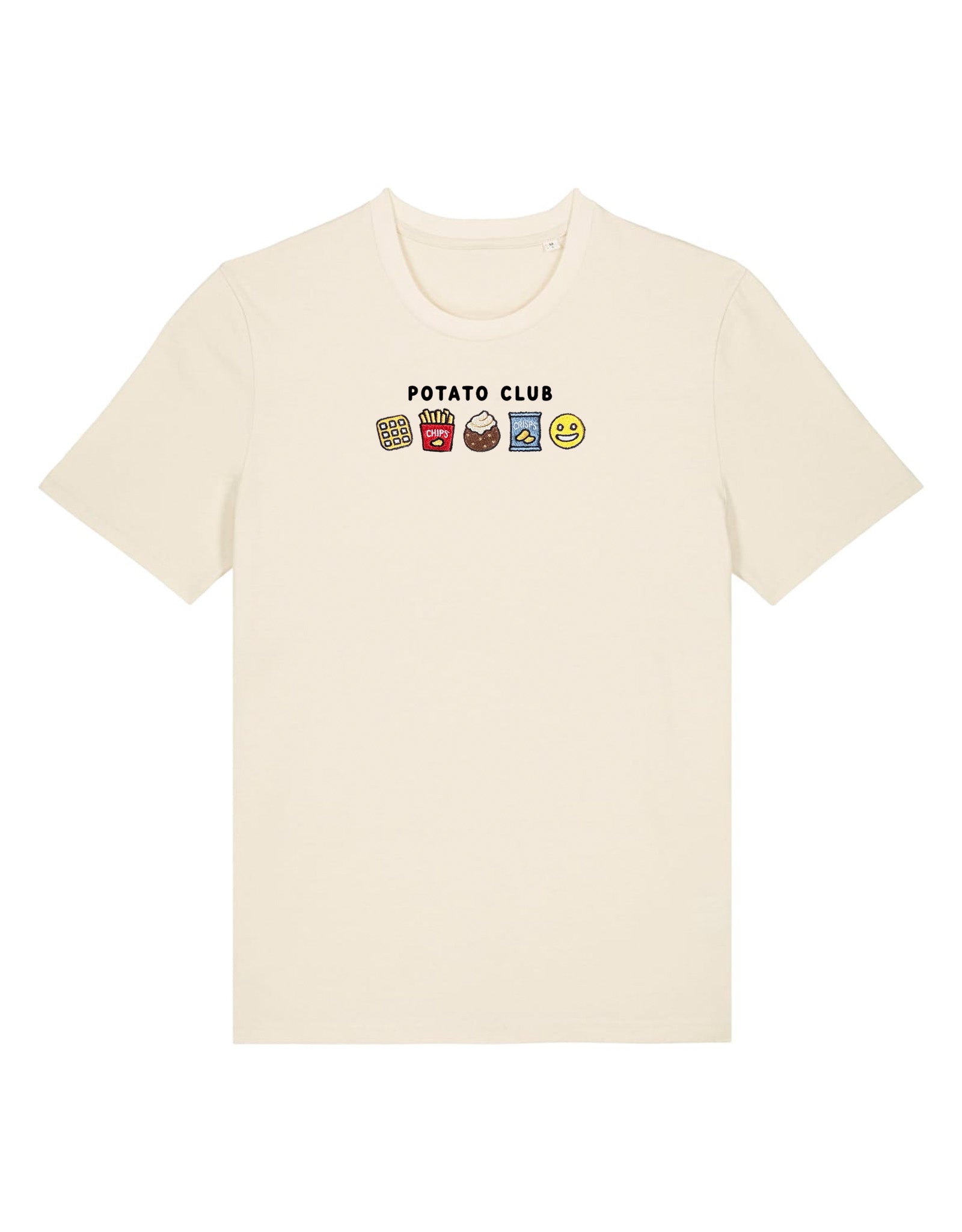 Potato Club Embroidered Organic Cotton T-Shirt