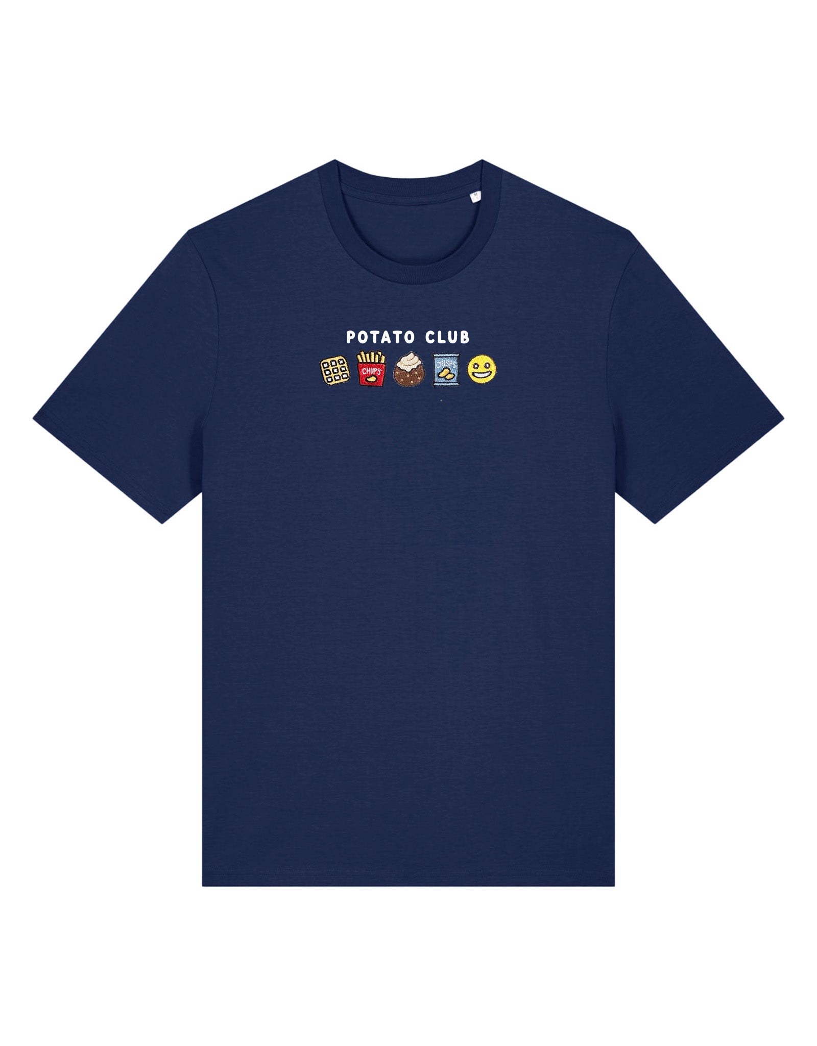 Potato Club Embroidered Organic Cotton T-Shirt