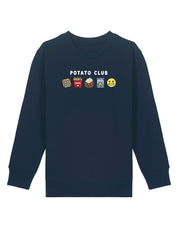 Potato Club Embroidered Organic Cotton Childrens Sweatshirt