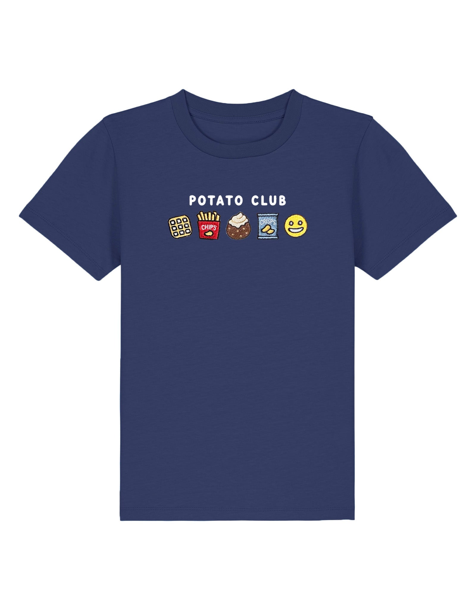 Potato Club Embroidered Organic Cotton Childrens T-Shirt