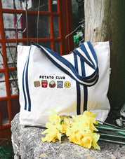 Potato Club Embroidered Boat Bag