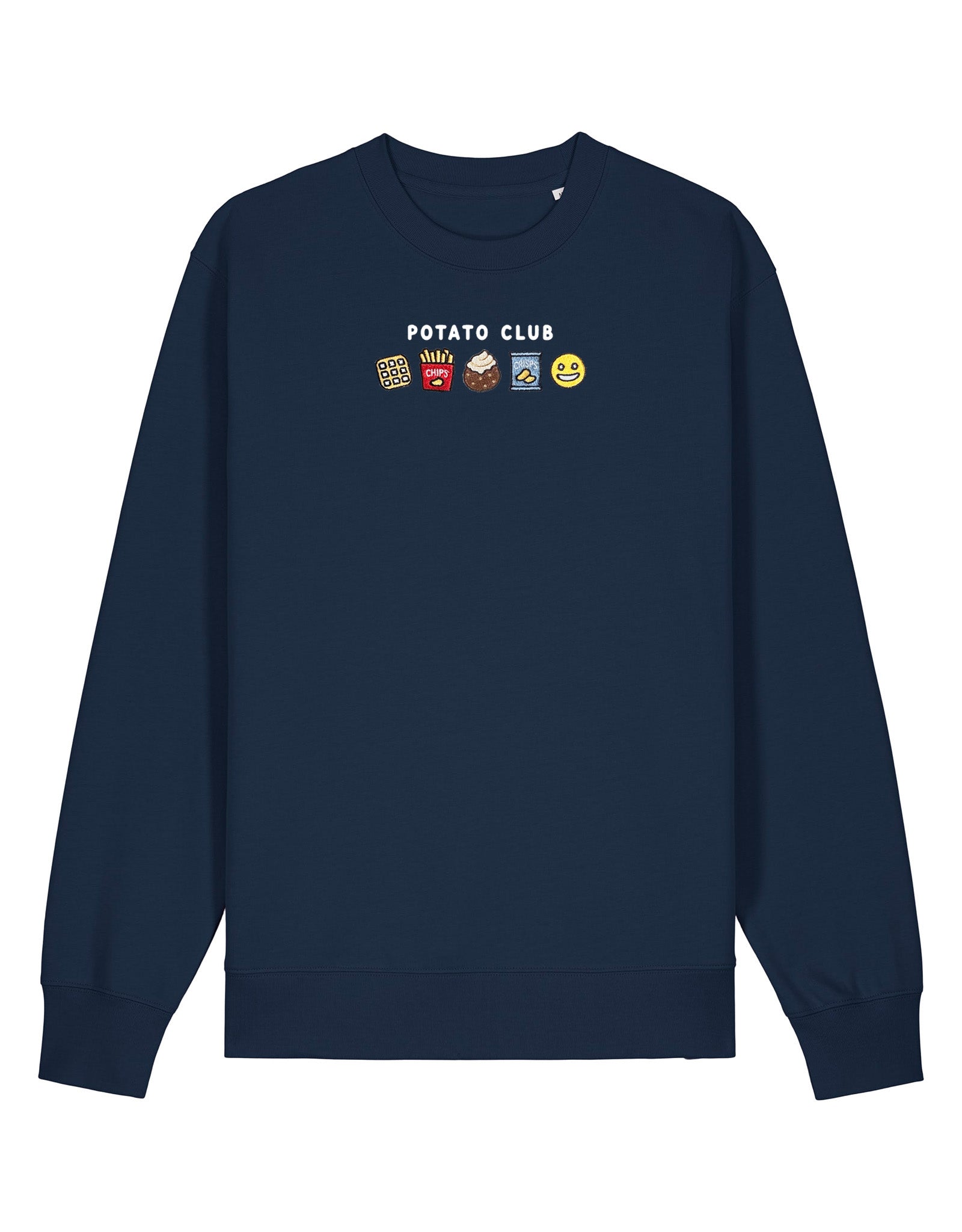 Potato Club Embroidered Organic Cotton Sweatshirt