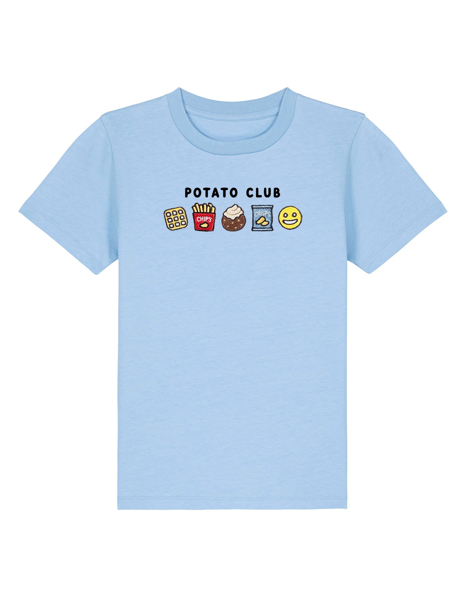Potato Club Embroidered Organic Cotton Childrens T-Shirt