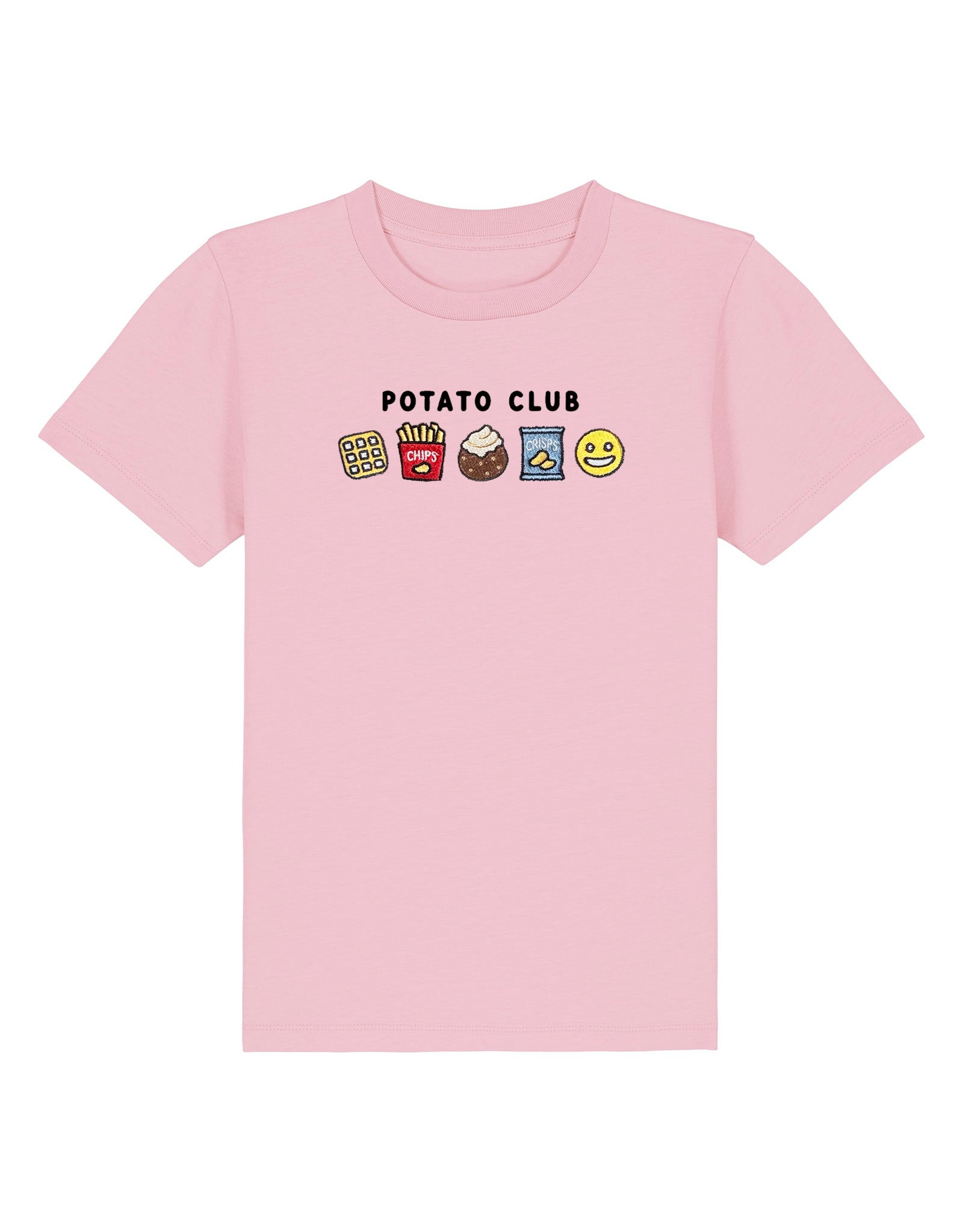 Potato Club Embroidered Organic Cotton Childrens T-Shirt