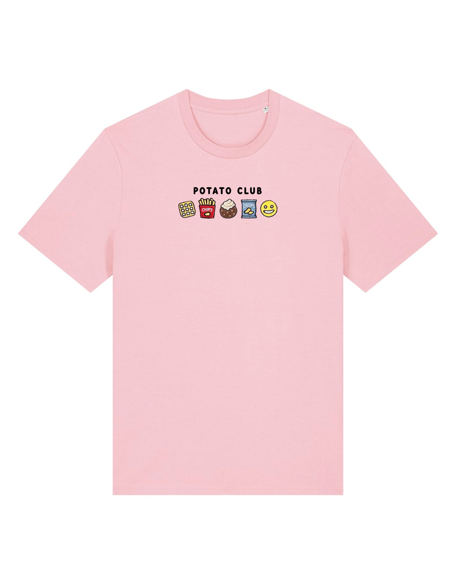 Potato Club Embroidered Organic Cotton T-Shirt