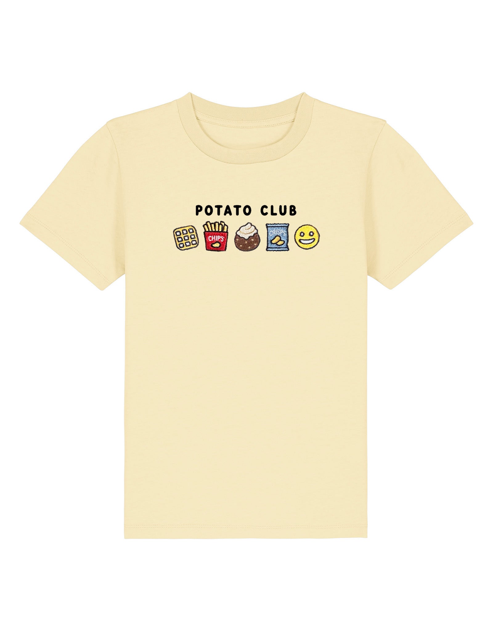 Potato Club Embroidered Organic Cotton Childrens T-Shirt