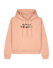Potato Club Embroidered Boxy Organic Cotton Hoodie