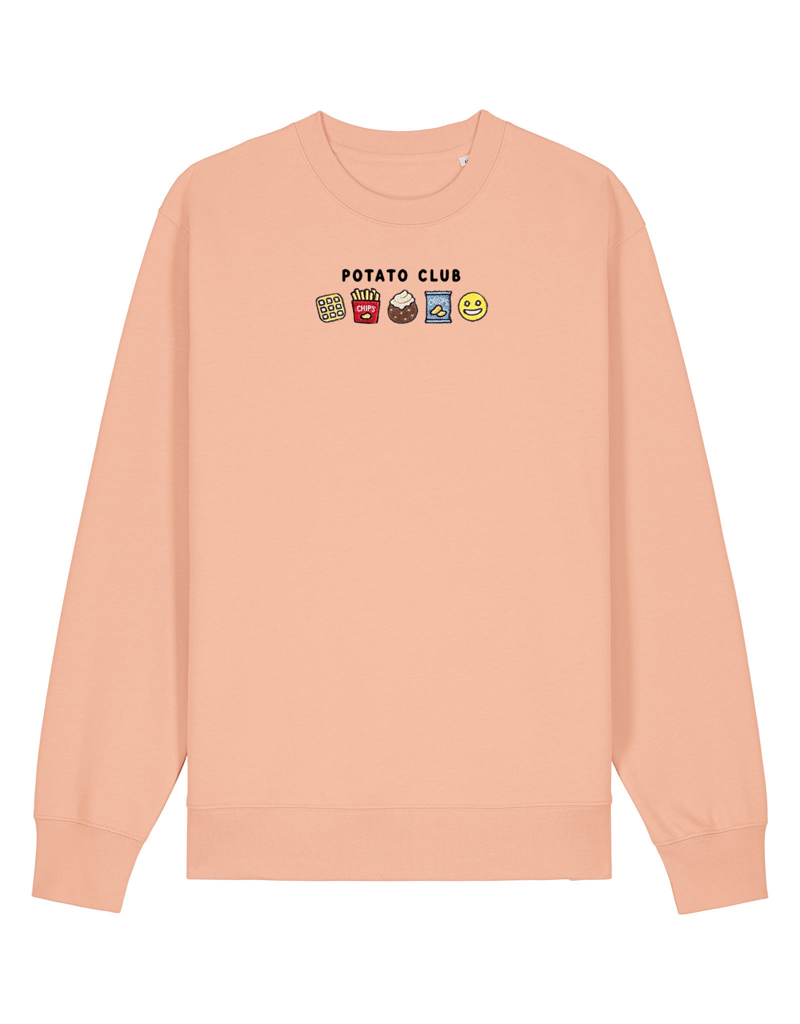 Potato Club Embroidered Organic Cotton Sweatshirt