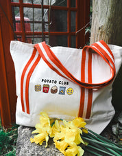 Potato Club Embroidered Boat Bag