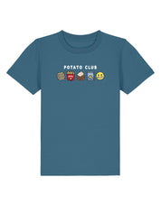 Potato Club Embroidered Organic Cotton Childrens T-Shirt