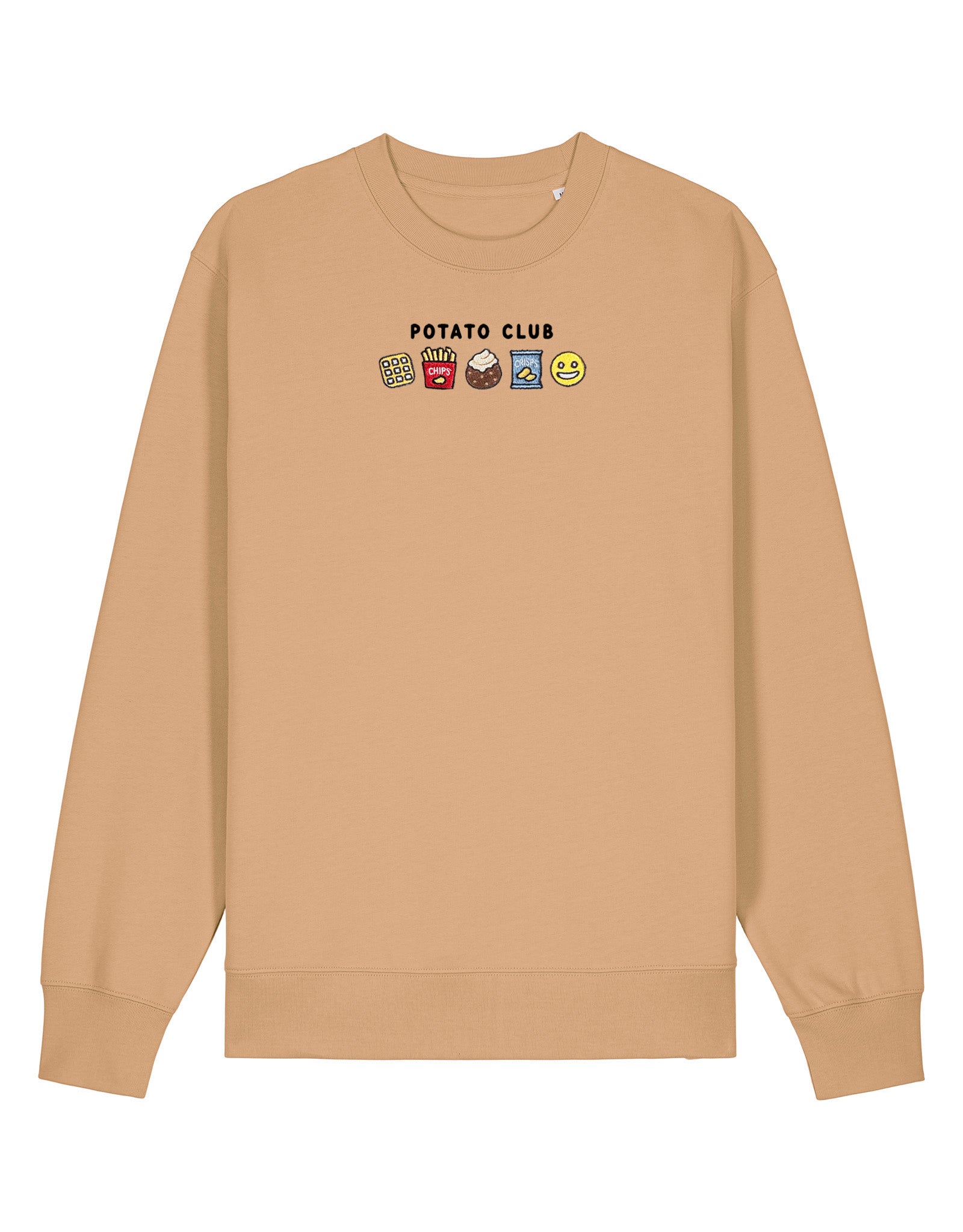 Potato Club Embroidered Organic Cotton Sweatshirt