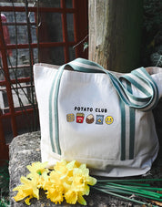 Potato Club Embroidered Boat Bag